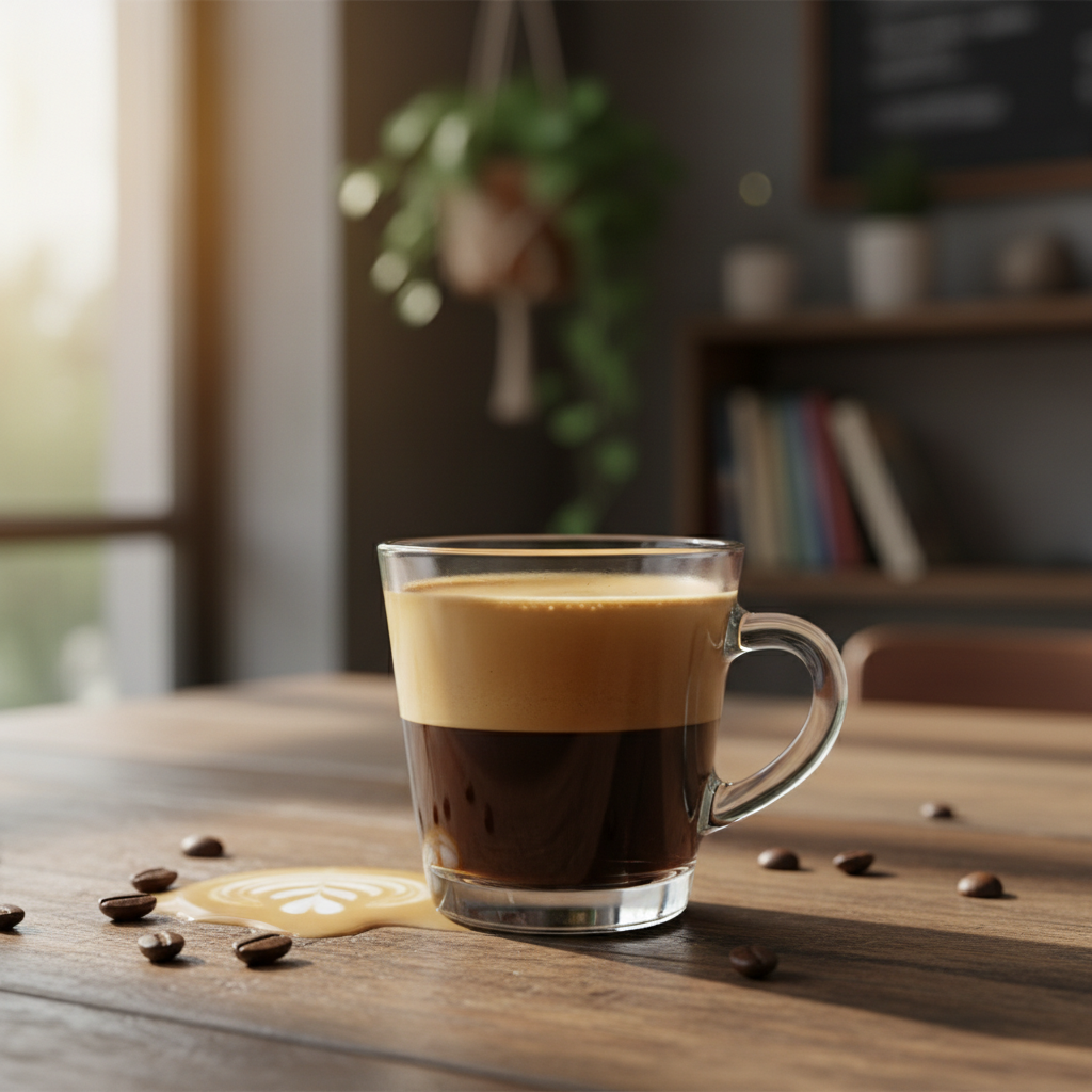 Cortado Equal parts espresso and warm milk