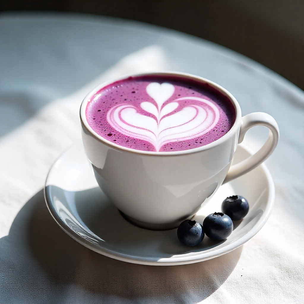 Blueberry Latte
